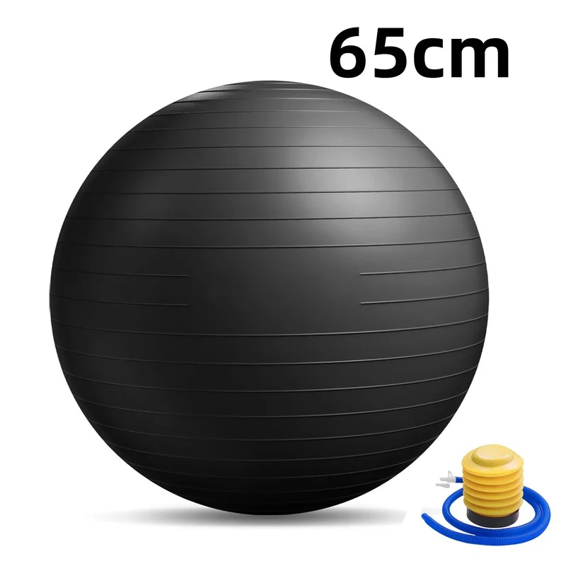Pilates Ball Mini - Ballon de yoga anti-éclatement avec pompe,