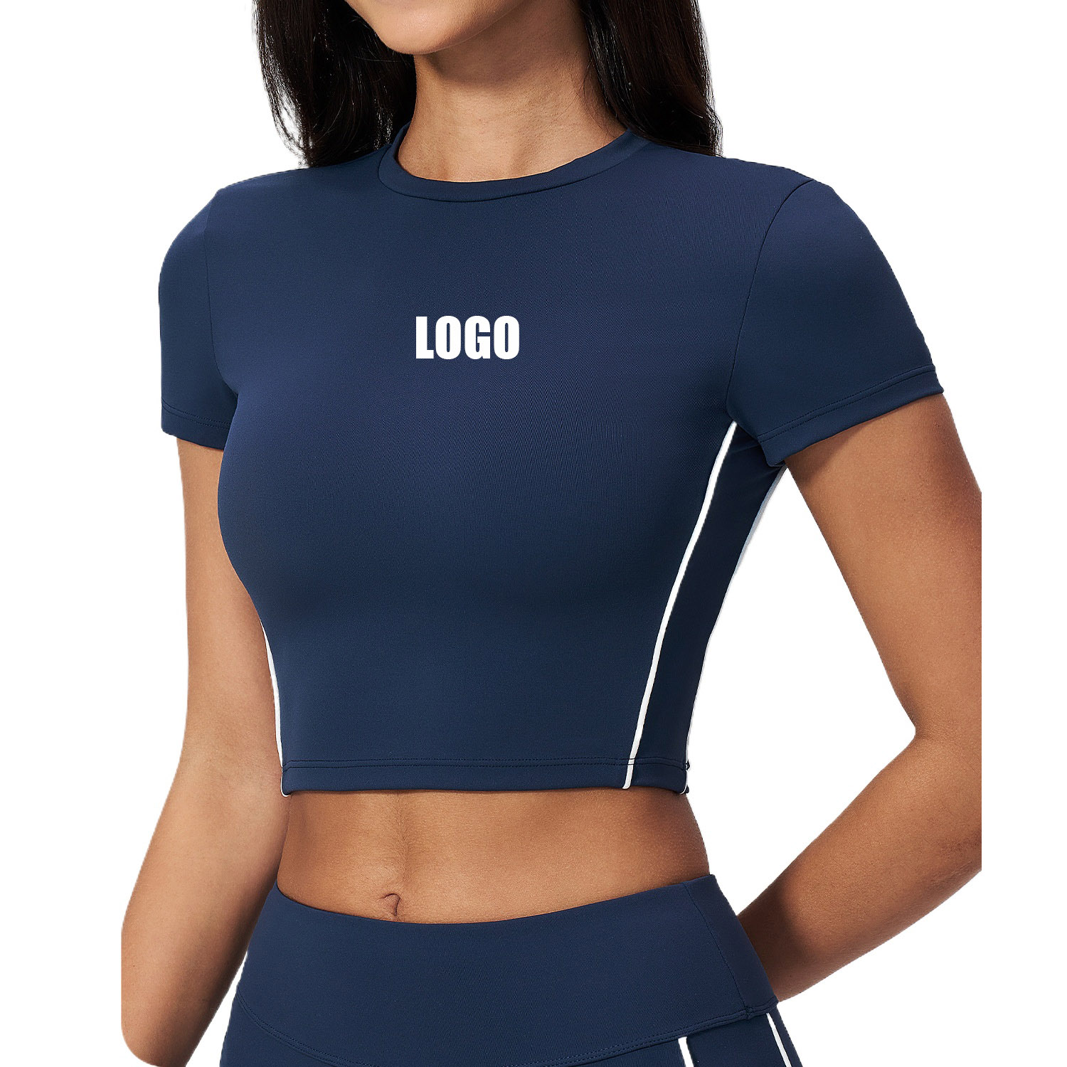 Pilates Yoga Logo - T-shirt de sport à manches courtes