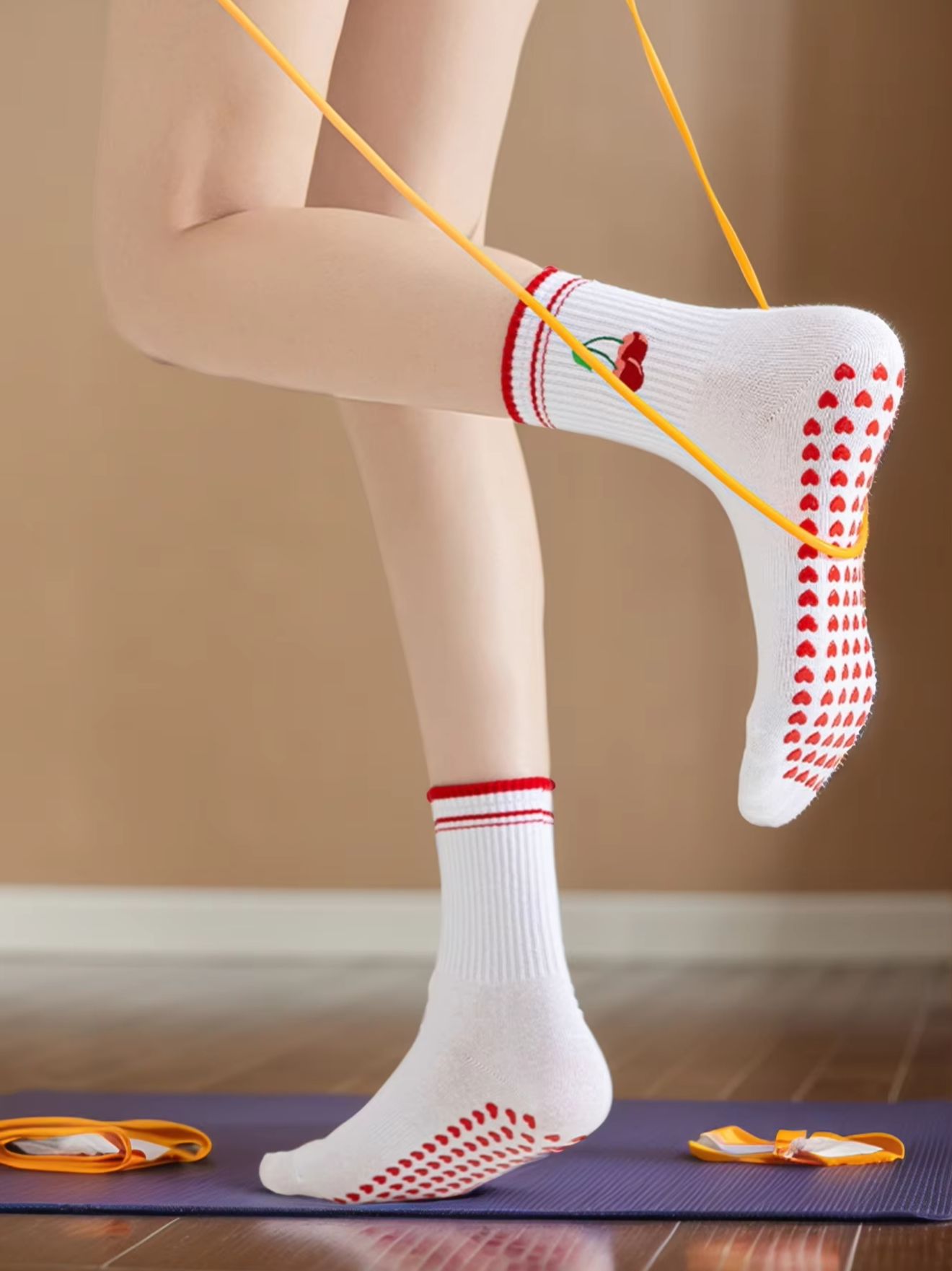 Pilates & Yoga With Harna - 1 paire de chaussettes de yoga