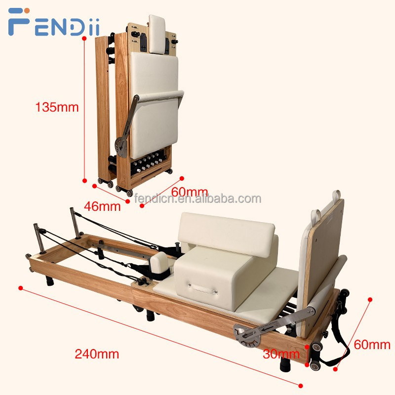 Lit de Pilates pliable avec re - Pilates Reformer Spring avis et prix