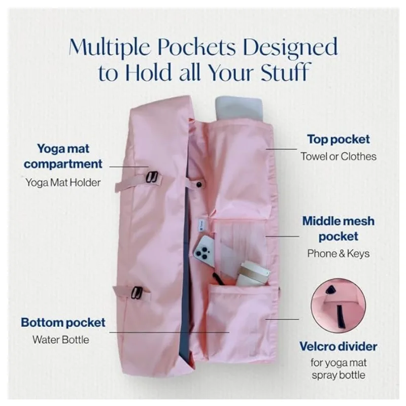 Sac de tapis de Yoga avec poch - Yoga Mat Bag Carrier avis et prix